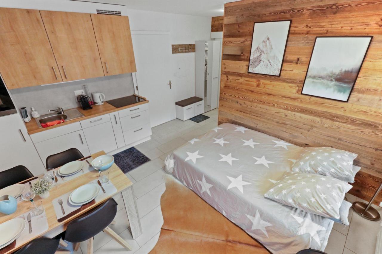 Appartement En Plein Centre De Crans Montana Kültér fotó
